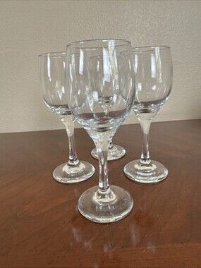 Libbey Cocktail Appetitive Wine Crystal Glassware Barware Set Of 4